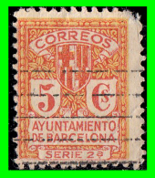 ESPAÑA SELLO AYUNTAMIENTO DE BARCELONA SELLO DE RECARGO AÑO - 1932 - Barcelona