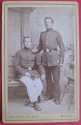 Old Kabinet Photo - German Soldiers, Mainz, Heinrich Von Ayx - Photographie