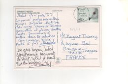 Beau Timbre " Lagopède " Sur Carte , Postcard Du 31/03/2003 - Storia Postale