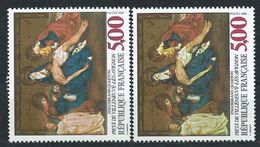 [17] Variété : N° 2558 Pietà De Villeneuve Les Avignon Aube Jaune Au Lieu De Rose + Normal  ** - Unused Stamps