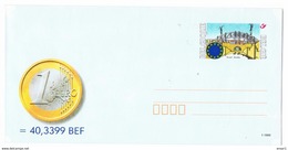 België 1999 Enveloppe EURO - Enveloppes-lettres