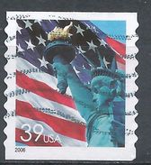 United States 2006. Scott #3981 (U) Flag And Statue Of Liberty - Coils & Coil Singles