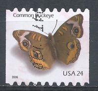 United States 2006. Scott #4002 (U) Common Buckeye Butterfly, Papillon - Coils & Coil Singles