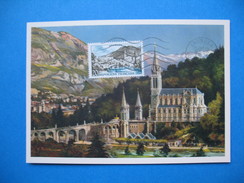 Carte-Maximum N° 1150  Série Touristique  Lourdes   1958 - 1950-59