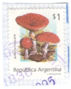 Argentina Used On Paper 1994 Fungi - Oblitérés