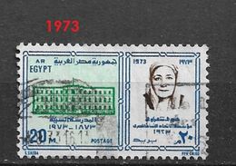Egitto    1973 The 100th Anniversary Of Egyptian Female Education And The 50th Anniversary Of Women's Union 15. Luglio - Usati