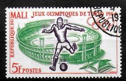 MALI  N° 63  Oblitere Jo 1964  Football  Soccer Fussball - Used Stamps