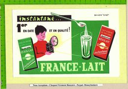 BUVARD : FRANCE LAIT   Lait Ecreme En Poudre Regilait - Produits Laitiers