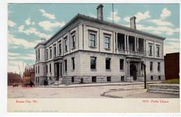 KANSAS CITY, Missaouri, USA , Public Library, Pre-1908 UB Knight Postcard - Kansas City – Missouri