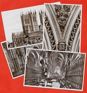 CPA Post Card LINCOLN (Lot De 4) CATHEDRAL - Lincoln