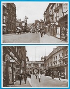 CPA Post Card LINCOLN (Lot De 2) HIGH STREET + STONEBOW - Lincoln