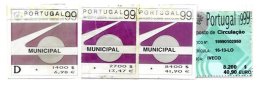 PORTUGAL, Automobile Licence, 791, 794, 800, 810, Cat. € 18 - Nuovi