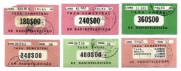 PORTUGAL, Television Tax, PB 9/10, 12, 14/15, F 7 - Unused Stamps