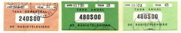 PORTUGAL, Television Tax, PB 14/15 - Unused Stamps