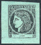 ARGENTINA: GJ.5, Blue-green, Fantastic Example Of Immense Margins, MNH With Full A - Corrientes (1856-1880)