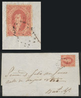 ARGENTINA: GJ.19, 2nd Printing, Superb Example Franking A Folded Cover To Buenos A - Gebruikt