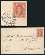 ARGENTINA: GJ.19, 2nd Printing, Worn Impression, Absolutely Superb Example Frankin - Used Stamps