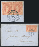 ARGENTINA: FIRST DAY OF USAGE: Entire Letter Franked With 2 Rivadavias Of 3rd Prin - Oblitérés