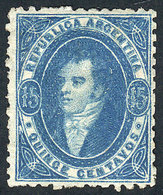 ARGENTINA: GJ.24, 15c. Worn Impression, Mint, Superb Example! - Oblitérés