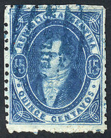 ARGENTINA: GJ.24, With Blue Cancel Of Concordia, Absolutely Superb! - Oblitérés