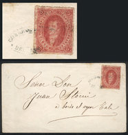 ARGENTINA: GJ.25, 4th Printing, Superb Example Franking A Cover Addressed To "Juan - Used Stamps