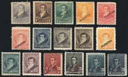ARGENTINA: GJ.137 + Other Values, Rivadavia Belgrano & San Martin, Complete Basic - Other & Unclassified