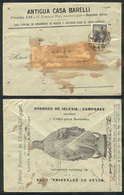 ARGENTINA: Cover With Advertising Printed On Back Of "Factory Of Religious Statues - Other & Unclassified