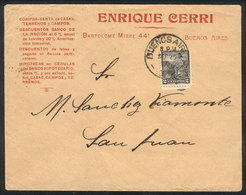 ARGENTINA: Cover With Commercial Corner Card Of "Enrique Cerri", Franked With 2c. - Other & Unclassified