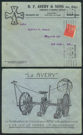 ARGENTINA: Cover With Printed Advertising For "Avery Maize Seeder", Franked With 5 - Otros & Sin Clasificación