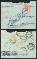 ARGENTINA: CANCELS OF MENDOZA: Cover Sent To Luján De Cuyo On 23/NO/1916, With The - Otros & Sin Clasificación