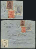 ARGENTINA: Registered Cover Sent From Buenos Aires To San Juan On 16/MAY/1919 Fran - Autres & Non Classés