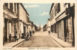 - Dpts Div.-ref-WW70- Landes - Gabarret - Rue De Mont De Marsan - Tabac - Tabacs - Magasin - Magasins - Carte Bon Etat - - Gabarret