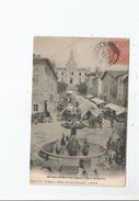 SAINT JEAN DE BOURNAY (ISERE) PLACE DU MARCHE 1904 (BELLE ANIMATION) - Saint-Jean-de-Bournay