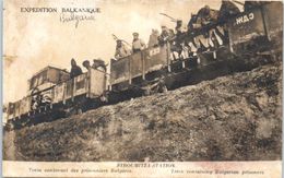 BULGARIE  --  Expedition Balkanique - Train Contenant Des Prisonniers Bulgares - Bulgarien