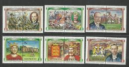 ST. VINCENT 1984 KINGS AND QUEEN LEADERS OF THE WORLD COMPLETE SET SERIE COMPLETE MNH - St.Vincent (...-1979)