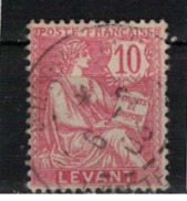 LEVANT         N°  YVERT     14    ( 2 )            OBLITERE       ( O   2/28 ) - Used Stamps