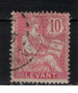 LEVANT         N°  YVERT     14    ( 3 )            OBLITERE       ( O   2/28 ) - Used Stamps