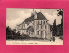 77 Seine Et Marne, La Chapelle-sur-Crécy, Abside De L'Eglise, Animée, Charrettes, (G. Gruot) - La Chapelle La Reine