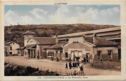 CPA Aveyron Circulé Capdenac Le Bas Gare - Andere & Zonder Classificatie