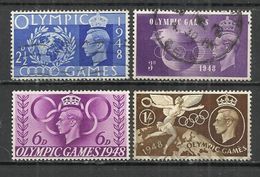 UNITED KINGDOM 1948 - OLYMPIC GAMES - CPL. SET - USED OBLITERE GESTEMPELT USADO - Ete 1948: Londres