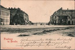 ! 1899 Alte Ansichtskarte Pozdrav Iz Broda, Edit. L. Mioni, Pola, Gel. N. Abazzia - Ungarn