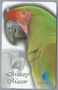 SG.- SINGAPORE TELECOM. $ 10. - Military Macaw. JURONG BIRDPARK. - 104SIGB -. 2 Scans. - Papageien