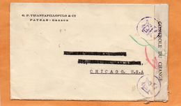 Greece 1940 Censored Cover Mailed To USA - Covers & Documents