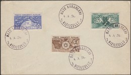 Turquie 1954 Y&T 1212/4 Michel 1388/90. FDC, OTAN - NATO