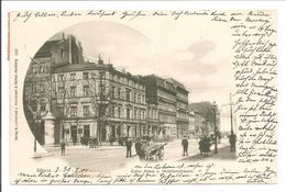 Altona. Ecke Allee U. Holstenstrasse. LITTFASS-SÄULE - Altona