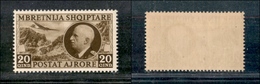 0006 ALBANIA - 1939 – 20 Q. Vittorio Emanuele III (Unif. 312) – Gomma Integra (230) - Autres & Non Classés