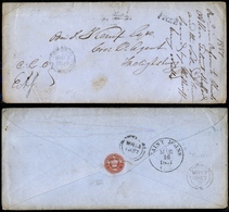 0102 CANADA - Busta Da Toronto A Frelighsburg Del 13.3.1857 - Other & Unclassified