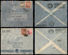 0109 CILE - 1937/1938 – Due Aerogrammi Da Santiago Del Cile Per Milano (Unif. 198+202+215) - Other & Unclassified