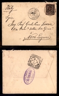 0114 CINA - Uffici Francesi - Busta Da Shanghai A Novi Ligure Del 24.8.1894 (Mich. 5) - Other & Unclassified