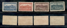 0150 CECOSLOVACCHIA - 1926 – Panorami (Unif. 250/253) – Serie Completa – Gomma Integra - Andere & Zonder Classificatie